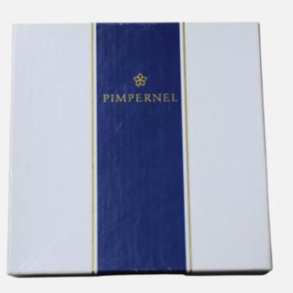 NIB Pimpernel Winterthur Cups & Saucer Cork Coasters Set of 4 New In Box - Picture 3 of 4